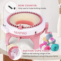 Machines à tricoter à bas prix, machine à tricoter Sentro, 40 aiguilles, crochet, tissage DIY, cylindre étoile, jouets en laine