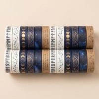Himmelskörper-Mondphasen-Washi-Tape mit Geringer Mindestbestellmenge OEM