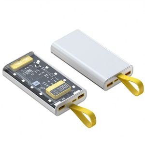 Potable High Capacity Power Bank 10000Mah PD22.5W Type C Transparent Design Led Display Fast Charging for <b>Mobile</b> Phone - Product Image 3