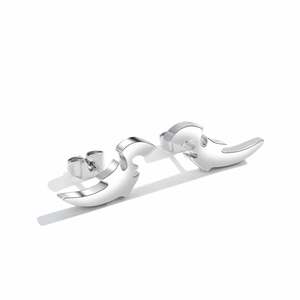 Crown Bone Earrings S925 Silver Stud Earrings Geometric Dragon Design For Men And Women Everyday Wear - Product Image 4