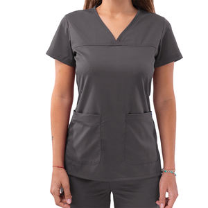 Golden Supplier ชุดยูนิฟอร์มทางการแพทย์สำหรับโรงพยาบาล,ชุดยูนิฟอร์มผ้ายืดคอวีชุดยูนิฟอร์มสครับ - Product Image 3