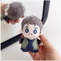 Poupée en peluche en coton personnalisée de 20 cm avec vêtements amovibles, jouet en peluche personnalisé OEM