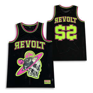 Maglia da basket estiva reversibile personalizzata per uomo abbigliamento sportivo abbigliamento abbigliamento personalizzabile - Product Image 3