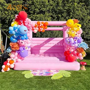 Wedding Party Inflatable Bouncy White Bouncy House Jumping Castle Jumping White Wedding House