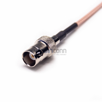 Câble coaxial RF RG316 50 Ohm BNC mâle vers femelle droit pour antenne WiFi, longueur personnalisée