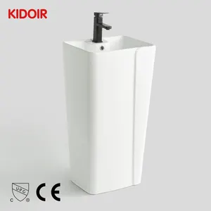 Kidoir сантехника, новый дизайн, Высококачественная эмалированная итальянская Белая ванная комната, керамическая тумба, умывальник, раковина lavabo