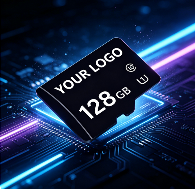 Customized Logo Mini SD Card Tf Memory Card  8GB 16GB with Adapter A1 Speed to PS2 PS DVR 32GB 64GB for Camera Recorder