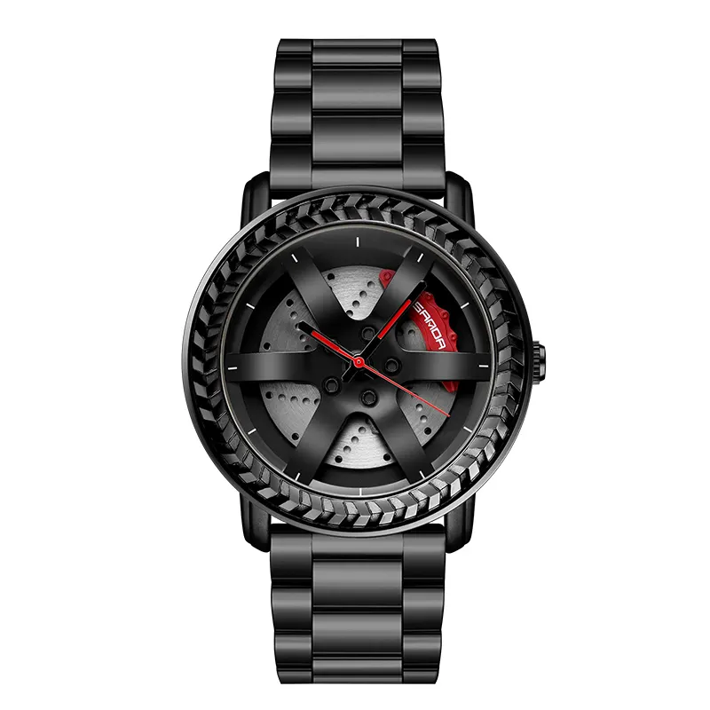 2020 Factory Price! Sanda Stainless Steel Bracelet Diver Watch Luxury Watch Men