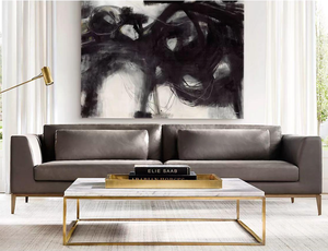 Sassanid OEM Venta al por Mayor Nuevo Diseño Moderno Italiano Juego de Sillones de Cuero con Base de Metal para Muebles de Sala de Estar Diseños de Lujo - Product Image 6