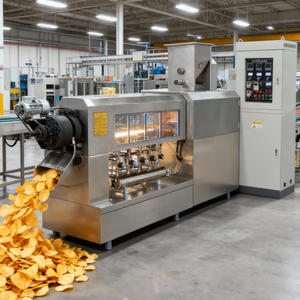 Jalur produksi makanan ringan untuk mengisi inti makanan ringan ekstrusi (isi inti) garis pemrosesan makanan - Product Image 4