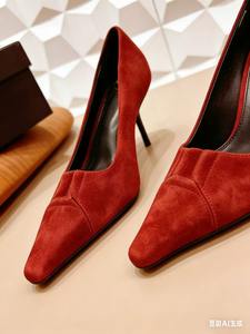 Chaussures rouges classiques à boucle métallique, chaussures de soirée sexy, vente directe de la <span class=keywords><strong>marque</strong></span>, chaussures sexy pour femmes - Product Image 2