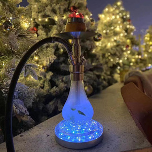 Cachimba de Estilo Árabe de Gran Tamaño, de Tubo Simple/Doble, Popular en Línea, Juego Completo de Botella de Bar, Acero Inoxidable, Cachimba Doméstica MIG para - Product Image 3