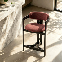 Chaises de bar de luxe pour îlot de cuisine, mobilier de maison, tabourets en bois, chaises hautes de salle à manger, tabourets de bar commerciaux modernes de style nordique pour restaurant
