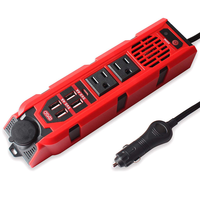 Convertisseur de courant à onde sinusoïdale modifiée 200W DC 12V vers AC 110V avec port Type-C pour voiture – Vente flash