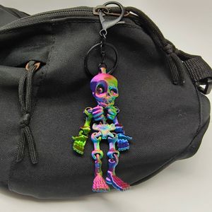 Jouet anti-stress, porte-clés squelette imprimé en 3D, modèle articulé complet, cadeau de collection, jouet anti-stress - Product Image 6