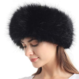 HZM-18197 hiver extérieur <span class=keywords><strong>oreille</strong></span> plus chaud <span class=keywords><strong>SKI</strong></span> bandeau femmes fille hiver moelleux fourrure artificielle bandeau femmes - Product Image 1