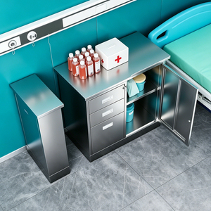 Armoire de rangement de laboratoire hospitalier en acier inoxydable de haute qualité, casier de laboratoire commercial pour fournitures et bancs de test - Product Image 5