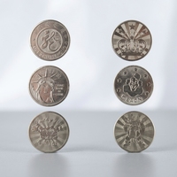 Jetons d'arcade Ruike RK01 de taille personnalisable et pièces de jeu en alliage de zinc pour salles de jeux