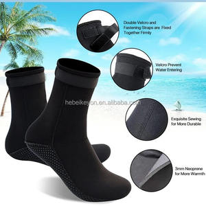 Chaussettes de sport en néoprène pour la natation et le <span class=keywords><strong>surf</strong></span> Chaussures de plage imperméables Chaussettes de plongée anti-coupure de 3mm d'épaisseur - Product Image 5