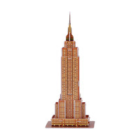 Puzzle 3D - Architecture Mondialement Célèbre - Modèle Empire State Building - États-Unis - Puzzles 3D - Jouets - Cadeaux pour les Attractions Touristiques