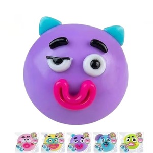 Nuevo Juguete Blandito Creativo con Rostro de Perro Intercambiable, de Rebote Lento, Translúcido, con Textura de Pasta de Dientes, Fidget Factory - Product Image 3