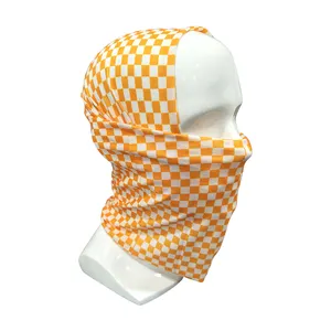 Benutzer definierte Bandanas in Bulk Schal Orange Neck Cloth Face Cover