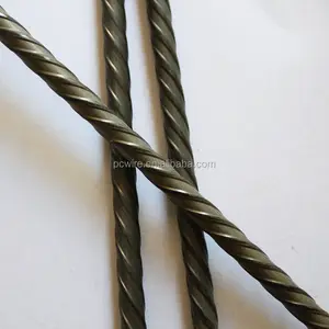 7mm indented ribs steel wire high tensile pc iron wire prestressed concrete wire