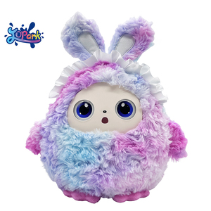 Jopark ODM sáng tạo dễ thương đầy màu sắc thỏ ai <span class=keywords><strong>Plush</strong></span> đồ chơi Kawaii công nghệ cao thông minh <span class=keywords><strong>Plush</strong></span> đồ chơi đi kèm với Ngủ Đồ chơi - Product Image 1