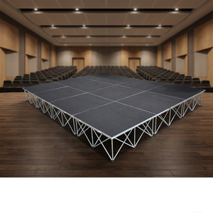 Plataforma de escenario portátil de instalación rápida con altura ajustable de 20cm a 100cm - Product Image 1