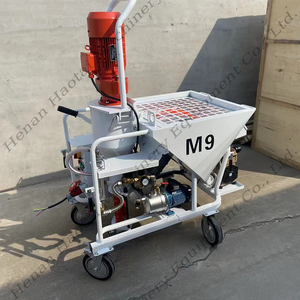 China Made 220V/380V Gips-Sprüh putz Zementmörtel-Sprüh maschine Wandputz maschine M9 Wandkitt-Sprüh maschine - Product Image 4