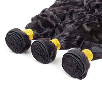 Fournisseur d'usine en gros Cheveux humains brésiliens Remy Water Wave, tissage à double trame, 100g, bruts et 100% non traités