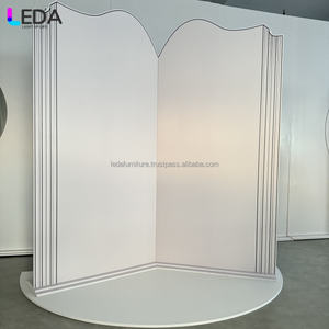 Lida แผงดอกไม้ฉากหลังตกแต่งงานแต่งงานโครงสร้างหนังสือไอเดียงานแต่งงานแบบ DIY - Product Image 6