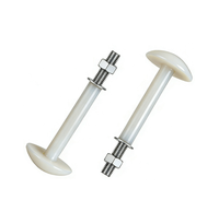 Fixations en nylon M12 pour entrepôts frigorifiques, vis à tête champignon, vis de plafond et vis en plastique, clous de fixation pour plaques