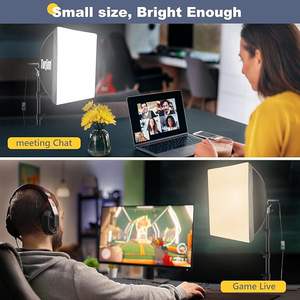 Softbox ชุดไฟถ่ายภาพ, 16 ''x 16'' ชุดไฟ softbox มืออาชีพพร้อมหลอดไฟ LED 85W 3000-7500K, - Product Image 4