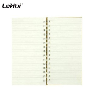 Vàng Bìa tùy chỉnh printing160 cai trị trang 6.25 "x 8.25" xoắn ốc máy tính xách tay với Đại Học Cai Trị giấy món quà tuyệt vời cho các chữ cái và lưu ý - Product Image 3