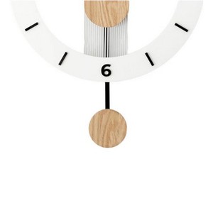 Wholesale Simple Modern <b>Silent</b> Swing <b>Clock</b> for Living Room Restaurant with Logo - Product Image 4