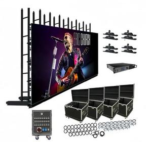 Pushunled lớn ngoài trời Màn hình LED tủ trưng bày cho bức tường video trong nhà LED Panels siêu HD quảng cáo hiển thị p3.91 - Product Image 2