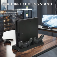 Base de ventilateur de refroidissement pour console de jeu Support pour station de charge PS4