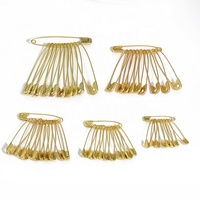 SP-01 Personnalisé 50 Pièces Outils de Couture DIY Accessoires Épingles de Sûreté Dorées Aiguilles en Acier Inoxydable Grandes Épingles de Sûreté Métalliques Argentées pour Vêtements