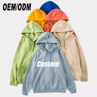 Sweat-shirt à capuche pour homme en coton 100% 330 g/m², coupe ample, épaules tombantes, personnalisable avec impression floquée, vente en gros