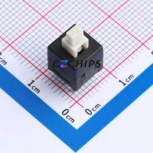 PS-8556DVA-6PN Push Button Switch Through hole Component (THT) Switch No Lock Rectangle Plunger 500mA 24V - Product Image 1