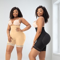 Shorty gainant taille haute respirant pour femme, avec technologie amincissante pour le ventre et les cuisses, et effet rehausseur de fesses
