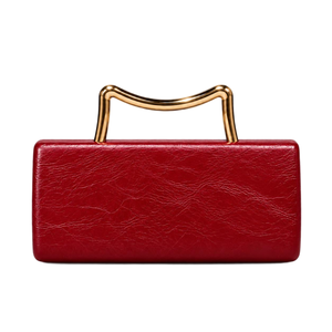 Bolso de Noche de Piel Sintética con Asa Superior y Orejas de Gato para Mujer, Elegante Cartera de Mano con Cadena Desmontable, Bolso de Hombro de Color Sólido a la Moda - Product Image 4