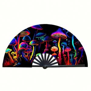 Grands éventails pliants en bambou sculpté - Design traditionnel portable pour la danse, la décoration intérieure et les cadeaux d'affaires - Product Image 1