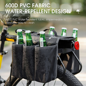 กระเป๋าจักรยาน WEST BIKING 2 ลิตร 600D PVC แบบมี 6 ช่องเก็บของ พร้อมฉนวนกันความร้อน สำหรับติดตั้งท้ายจักรยานเสือหมอบและเสือภูเขา - Product Image 6