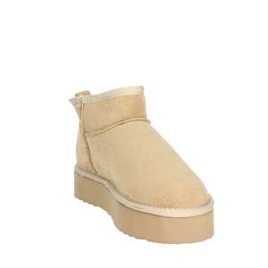 Botines de Mujer Laura Biagiotti, Color Beige, Tacón de Cuña, Modelo 8885 - Product Image 5
