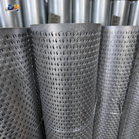 Bobine de tôle perforée en aluminium légère pour la décoration de plafonds et de murs, tôle à trous personnalisés