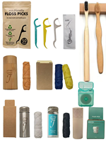 Fil dentaire PLA en paille de maïs naturelle, doux pour les gencives, sans irritation, avec flacon en verre, OEM, pour usage quotidien familial – Meilleures ventes