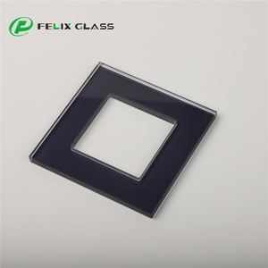 Cadre en verre trempé découpé CNC sur mesure pour interrupteur d'éclairage, fabriqué par le fabricant - Product Image 3