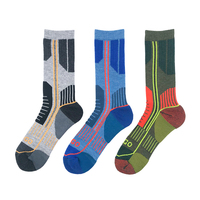 Chaussettes de randonnée épaisses en laine mérinos personnalisées pour le ski, le sport, l'hiver et le voyage